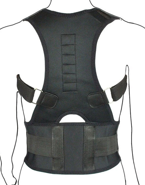 Load image into Gallery viewer, Posture Corrector Support Magnetic Back Shoulder Brace Belt Band for Men Women
