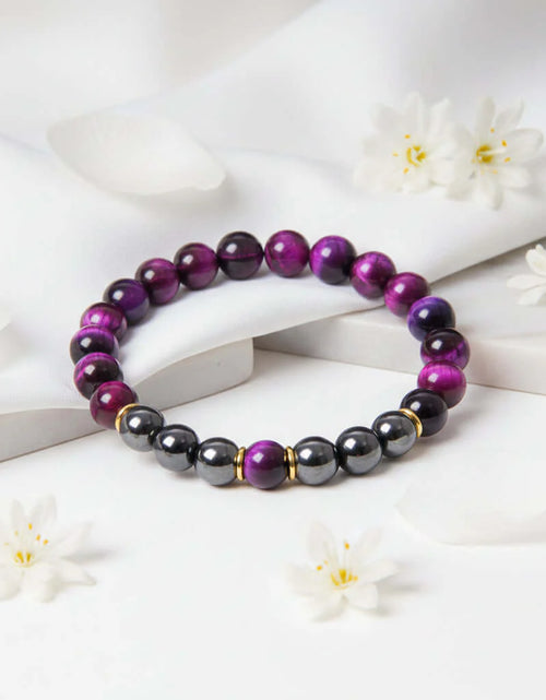 Load image into Gallery viewer, Tiger Eye Energy Bracelet Fitness Men'S Bracelet Gift Jewelry
