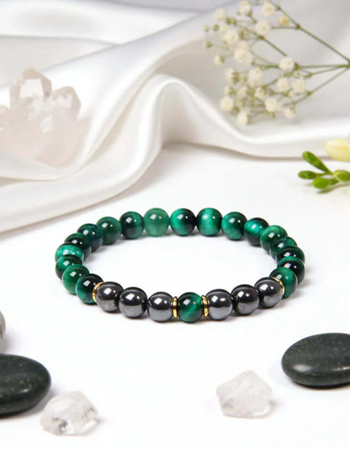 Load image into Gallery viewer, Tiger Eye Energy Bracelet Fitness Men'S Bracelet Gift Jewelry
