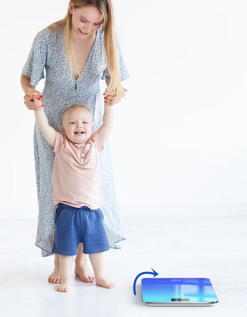 Load image into Gallery viewer, Highly Accurate Digital Body Weight Scale, 400 Lb, Gradient-Blue
