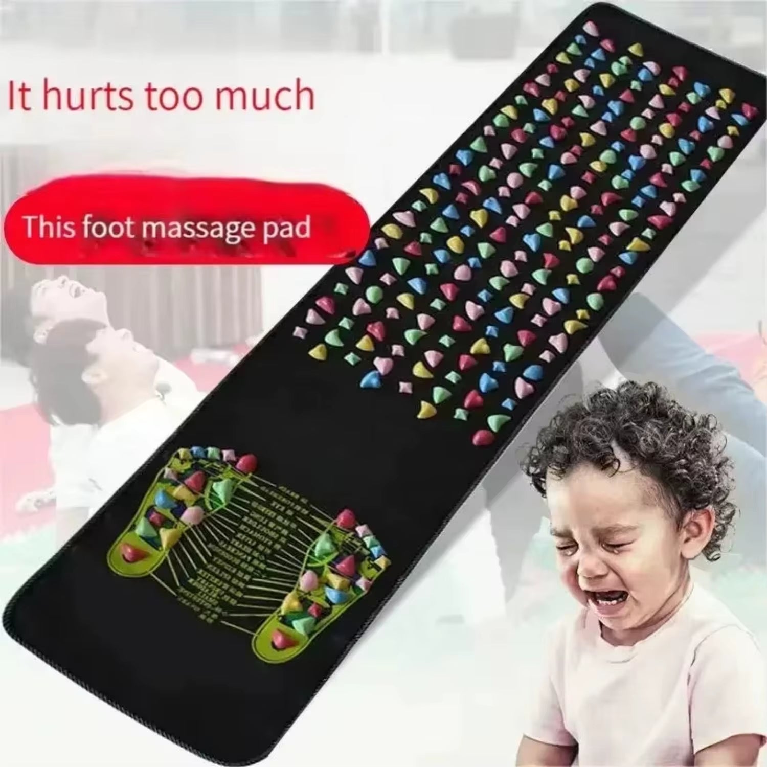 Revitalize Your Feet with the Ultimate Acupressure Reflexology Massage Pad – Perfect for Health and Relaxation!