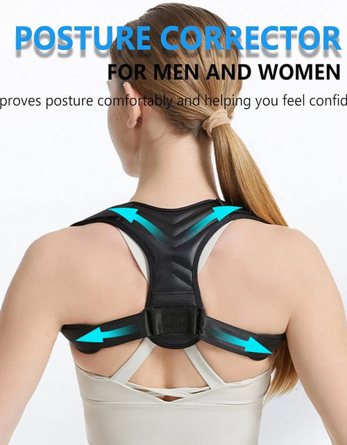 Load image into Gallery viewer, Posture Corrector Adjustable Breathable Back Brace for Women and Men, Support Belt Straightener Improve Hunchback and Relief for Upper Lower Back, Lumbar, Neck, Shoulder Pain
