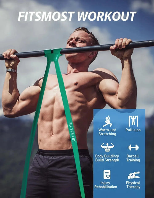 Load image into Gallery viewer, Resistance Bands Set (5Pcs), Exercise Bands with 5 Resistance Levels-Up to 330 Lbs, Pull up Bands for Men &amp; Women, Exercise Workout Bands for Working Out, Body Stretching, Muscle Training
