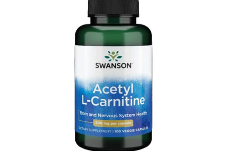 Acetyl L-Carnitine 500 Mg 100 Caps by Swanson Premium