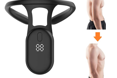 Smart Posture Corrector for Women, Smart Back Support, Smart Corrector for Hunchback, Back Posture Monitoring Improving the Hunchback Posture Corrector Vibrating, Universal for Men and Women(Black)