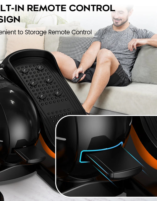Load image into Gallery viewer, under Desk Elliptical Machine Fully Assembled Electric Pedal Exerciser Trainer Dual-Directional Training Mini Exercise Equipment with Remote Control &amp; LCD Monitor for Home Office Gym
