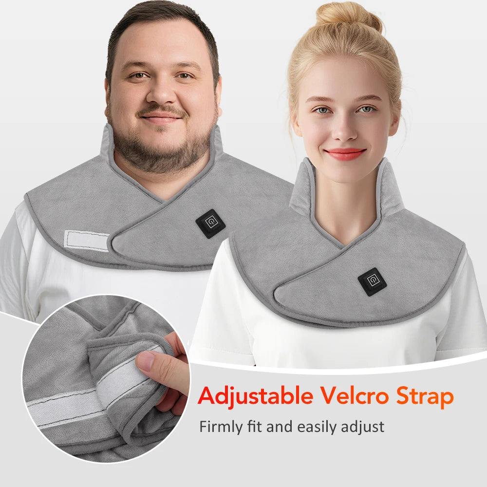 USB Heating Pad for Shoulder Pain Relief - Constant Temperature Neck and Shoulder Warmer