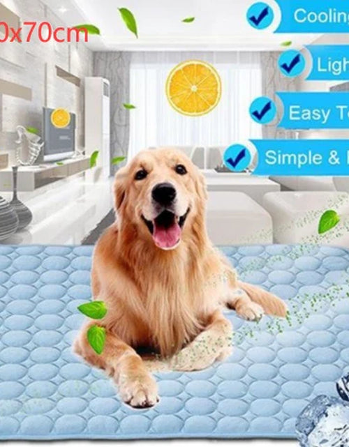 Load image into Gallery viewer, Pet Dog Cat Ice Silk Cold Nest Pad for Cooling in Summer
