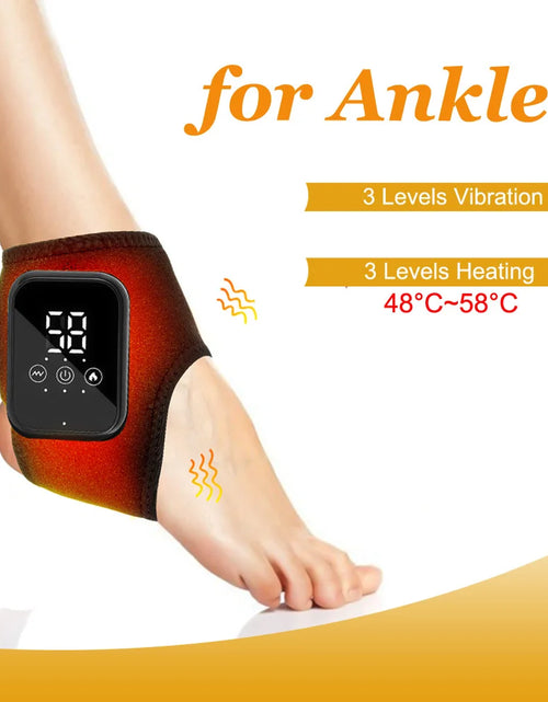 Load image into Gallery viewer, Revitalize Your Feet: Electric Foot &amp; Ankle Massager with 3 Vibration Settings and Soothing Hot Compress
