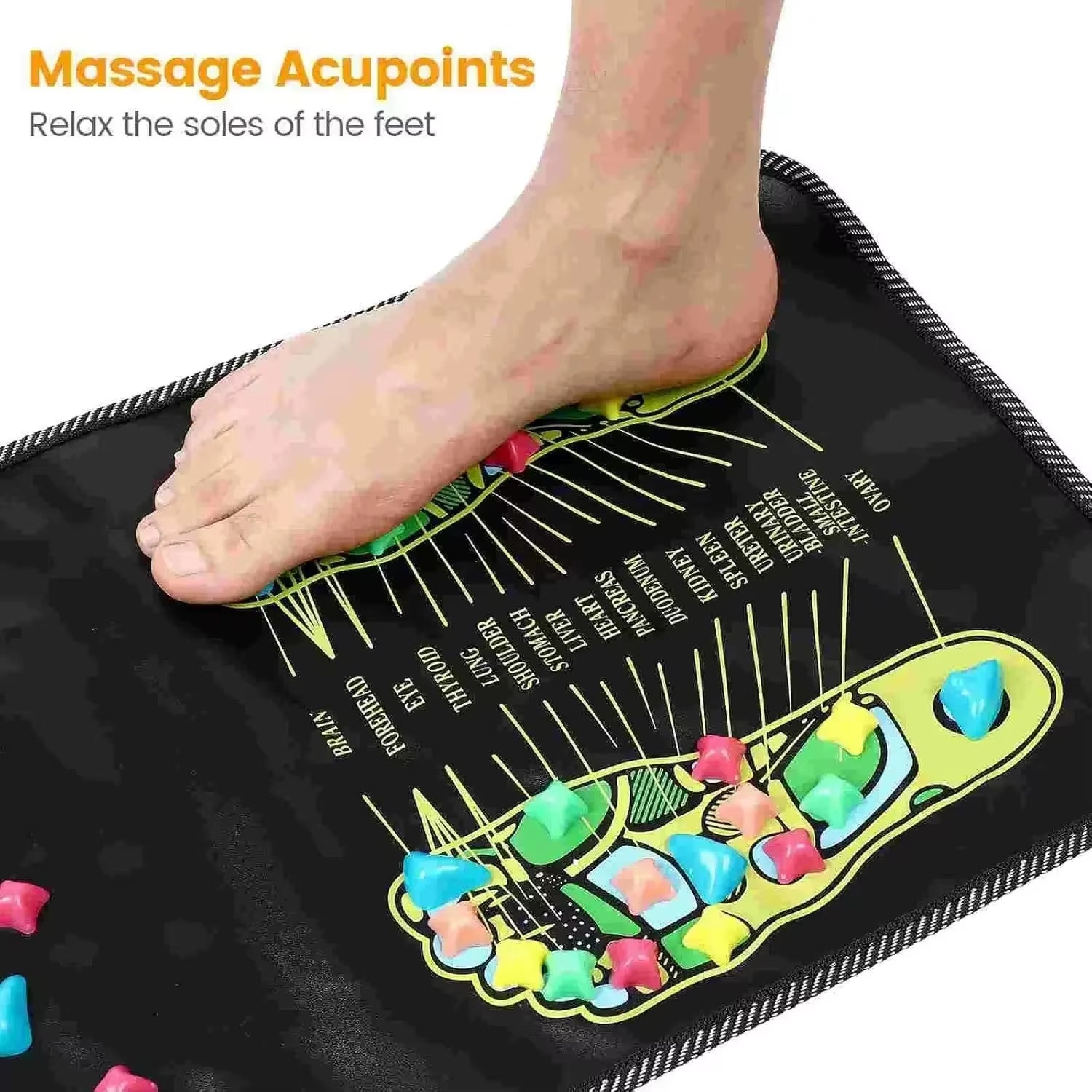Revitalize Your Feet with the Ultimate Acupressure Reflexology Massage Pad – Perfect for Health and Relaxation!