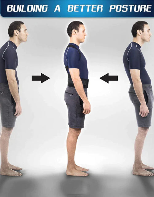 Load image into Gallery viewer, Posture Corrector Support Magnetic Back Shoulder Brace Belt Band for Men Women

