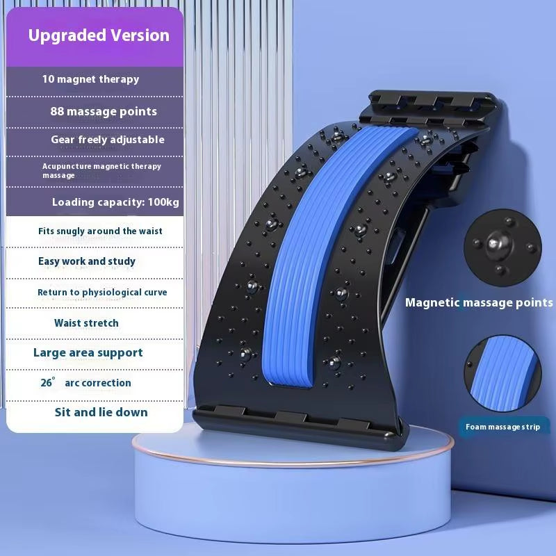 Magnetic Lumbar Back Soothing Device - Spine Stretch & Nerve Compression Relief for Ultimate Back Pain Therapy