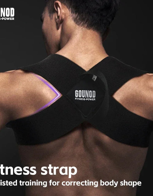 Load image into Gallery viewer, Adjustable Back Posture Corrector Belt - Shoulder and Neck Support - Adjustable Chest Straps for Men and Women - Relief Back Pain and Improve Posture
