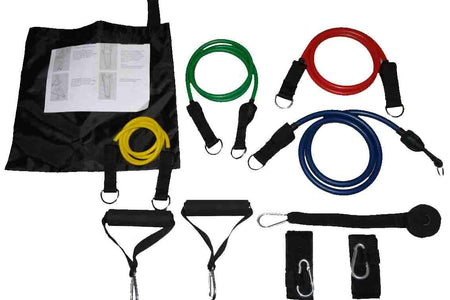 Workoutz Resistance Tubing Kit (11 Pieces)