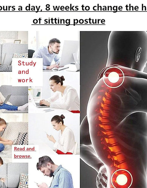 Load image into Gallery viewer, Adjustable Posture Corrector Low Back Support Shoulder Brace Belt for Men Women
