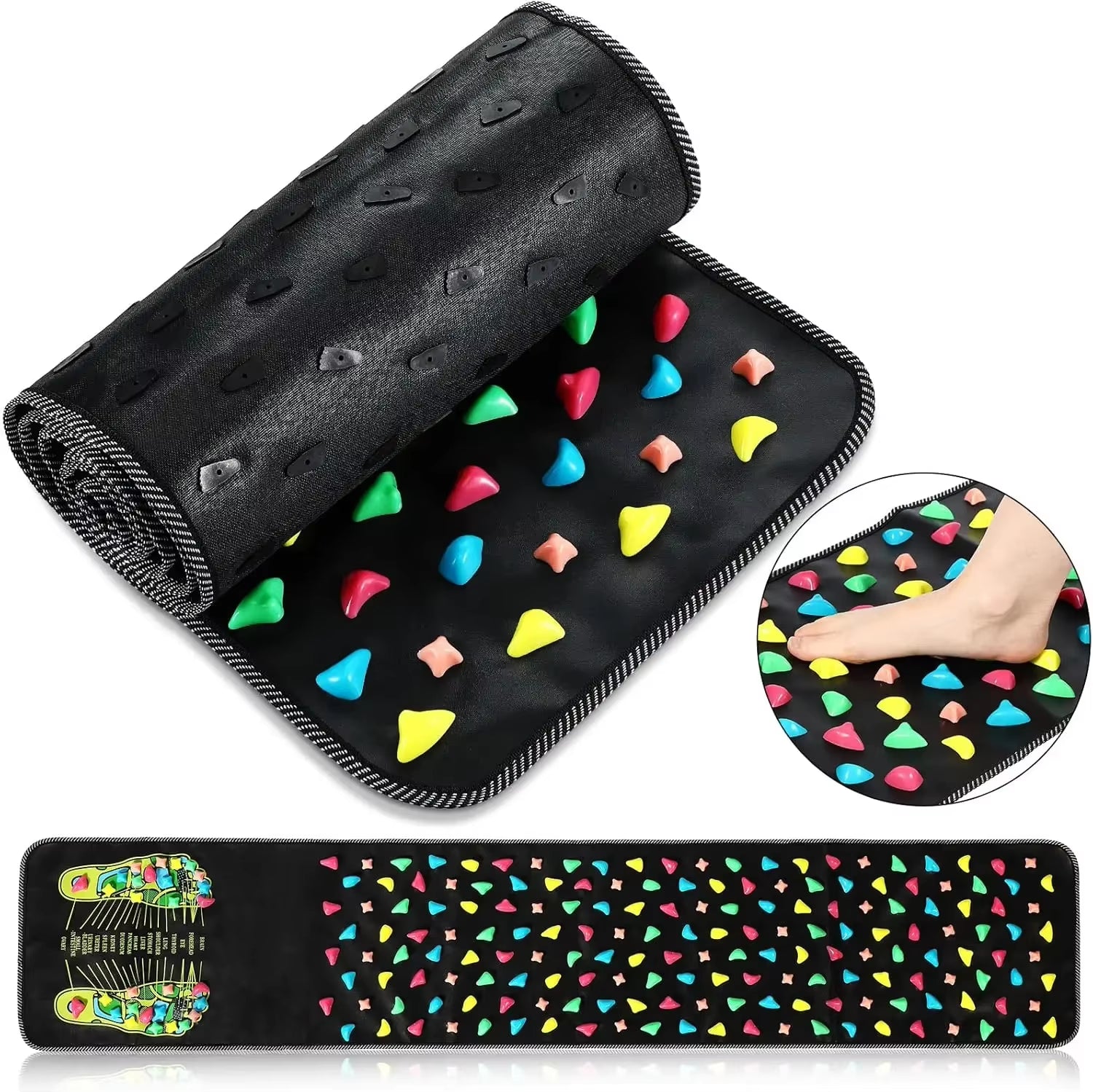 Revitalize Your Feet with the Ultimate Acupressure Reflexology Massage Pad – Perfect for Health and Relaxation!