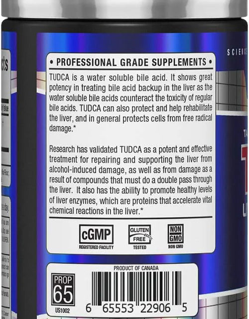 Load image into Gallery viewer, ALLMAX Nutrition TUDCA 60CT - Tauroursodexoycholic Acid - Liver Detox &amp; Gut Health
