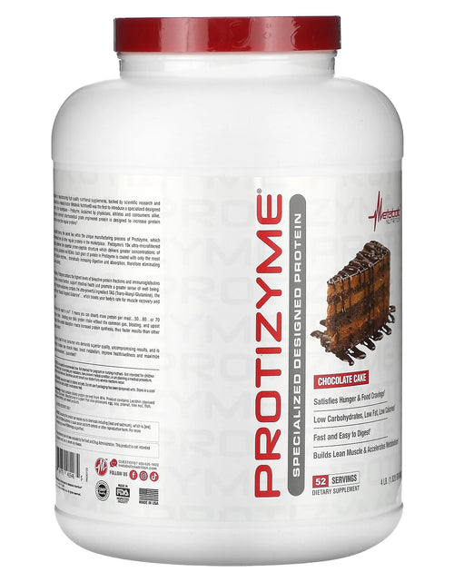 Load image into Gallery viewer, Protizyme, Specialized Designed Protein, Chocolate Cake, 4 Lb (1,820 G)
