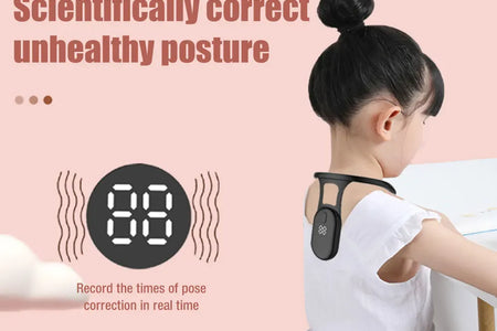Smart Posture Corrector for Women, Smart Back Support, Smart Corrector for Hunchback, Back Posture Monitoring Improving the Hunchback Posture Corrector Vibrating, Universal for Men and Women(Black)