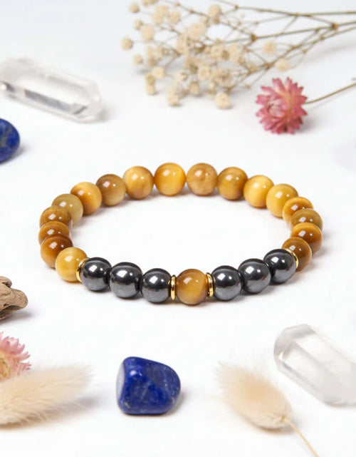 Load image into Gallery viewer, Tiger Eye Energy Bracelet Fitness Men'S Bracelet Gift Jewelry
