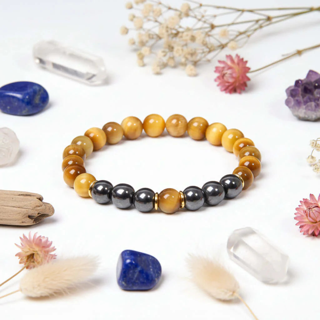 Tiger Eye Energy Bracelet Fitness Men'S Bracelet Gift Jewelry