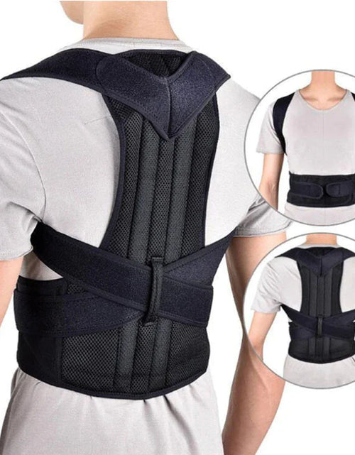 Load image into Gallery viewer, Adjustable Posture Corrector Low Back Support Shoulder Brace Belt for Men Women
