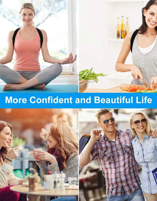 Load image into Gallery viewer, Shoulder Support Adjustable Back Pain Support Posture Corrector Brace Belt Strap
