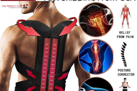 Adjustable Posture Corrector Low Back Support Shoulder Brace Belt for Men Women