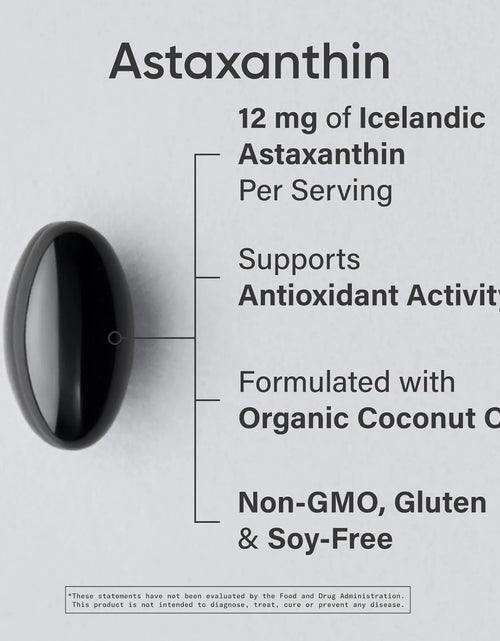 Load image into Gallery viewer, Sports Research Triple Strength Astaxanthin 12Mg with Organic Coconut Oil - Antioxidant Supplement, Non-Gmo Verified &amp; Gluten Free - 60 Softgels
