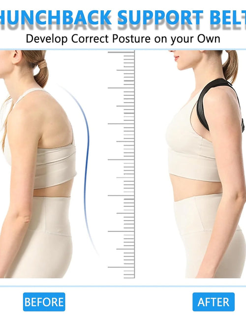 Load image into Gallery viewer, Posture Corrector Adjustable Breathable Back Brace for Women and Men, Support Belt Straightener Improve Hunchback and Relief for Upper Lower Back, Lumbar, Neck, Shoulder Pain
